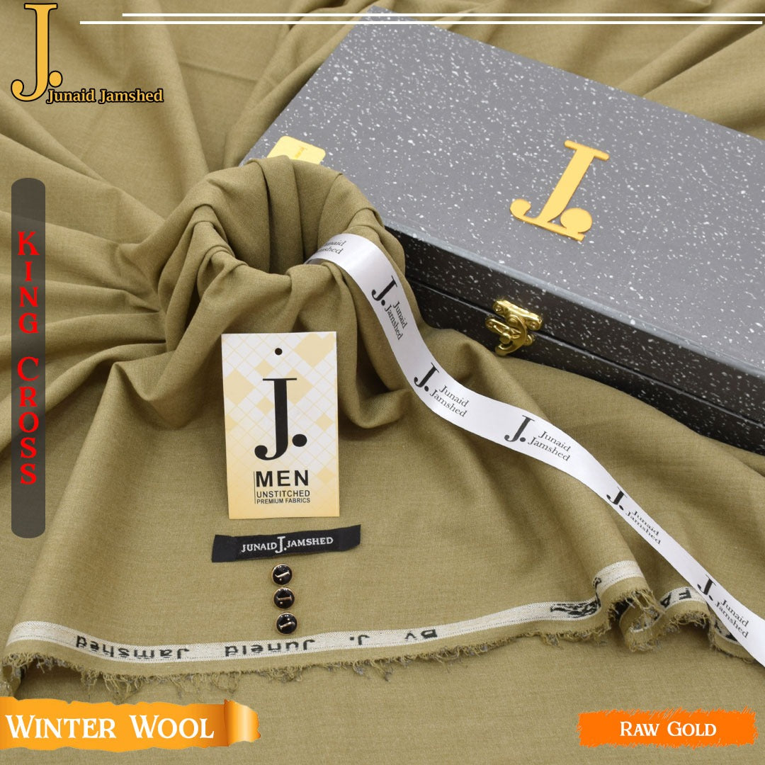 J. Elite Class Premium king Cross Wool With Luxury Box & Bag RAW GOLD