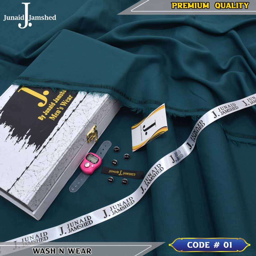 J. Premium Wash N Wear With Luxury Box & Bag ( ROYAL TEAL )