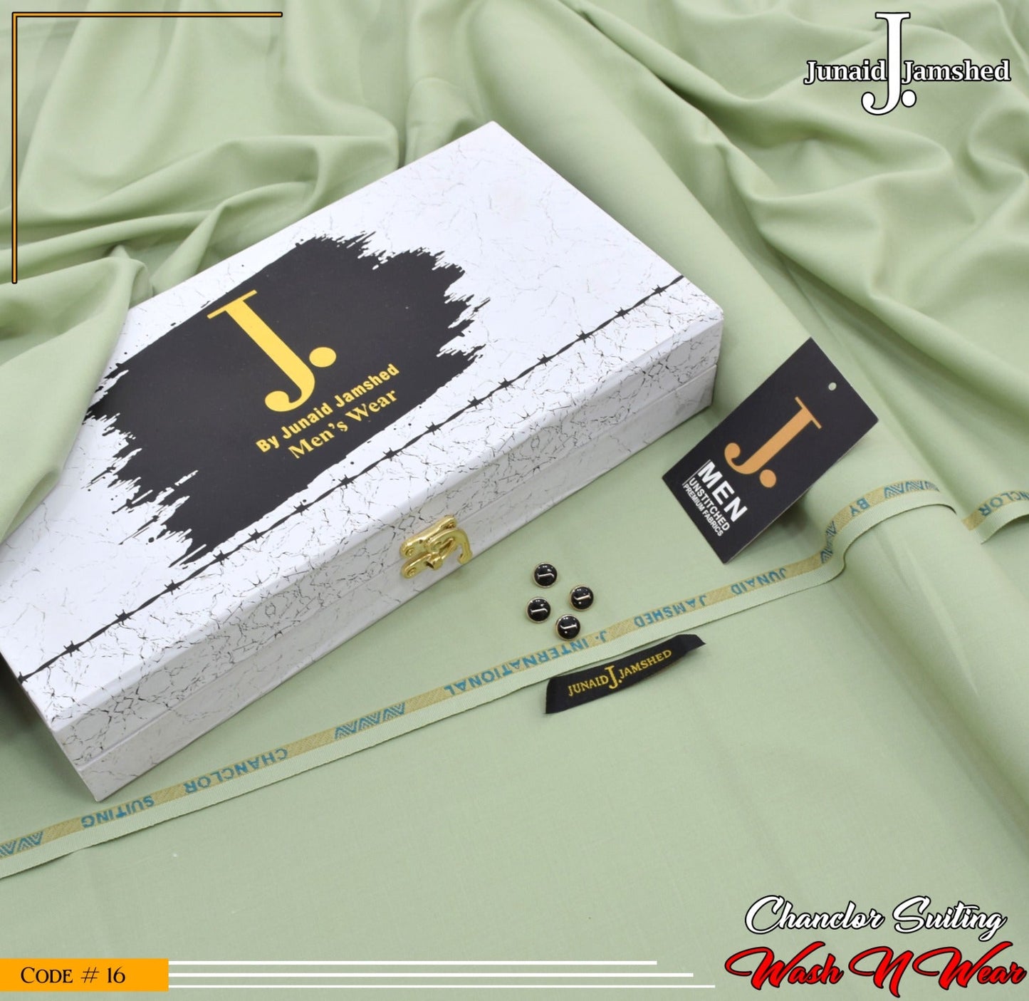 J. Elite Class 4 Season Wash N Wear With Luxury Box & Bag ( PISTA )