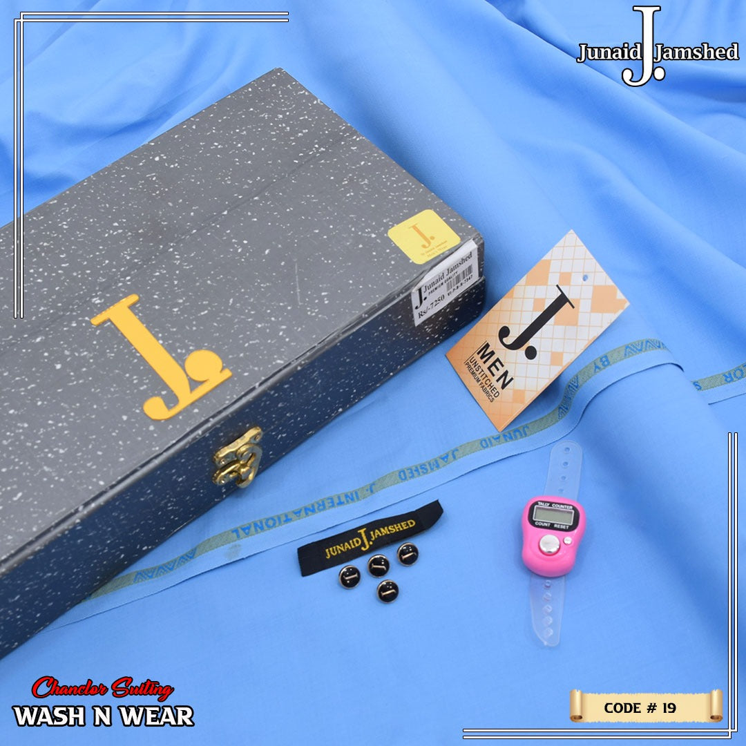 J. Elite Class 4 Season Wash N Wear With Luxury Box SKY BLUE