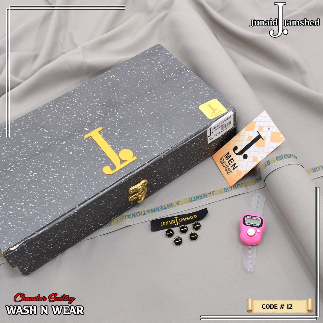 J. Elite Class 4 Season Wash N Wear With Luxury Box Silver Stone