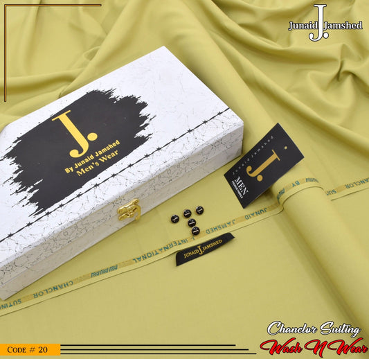 J. Elite Class 4 Season Wash N Wear With Luxury Box & Bag  ( PISTIACHIO )