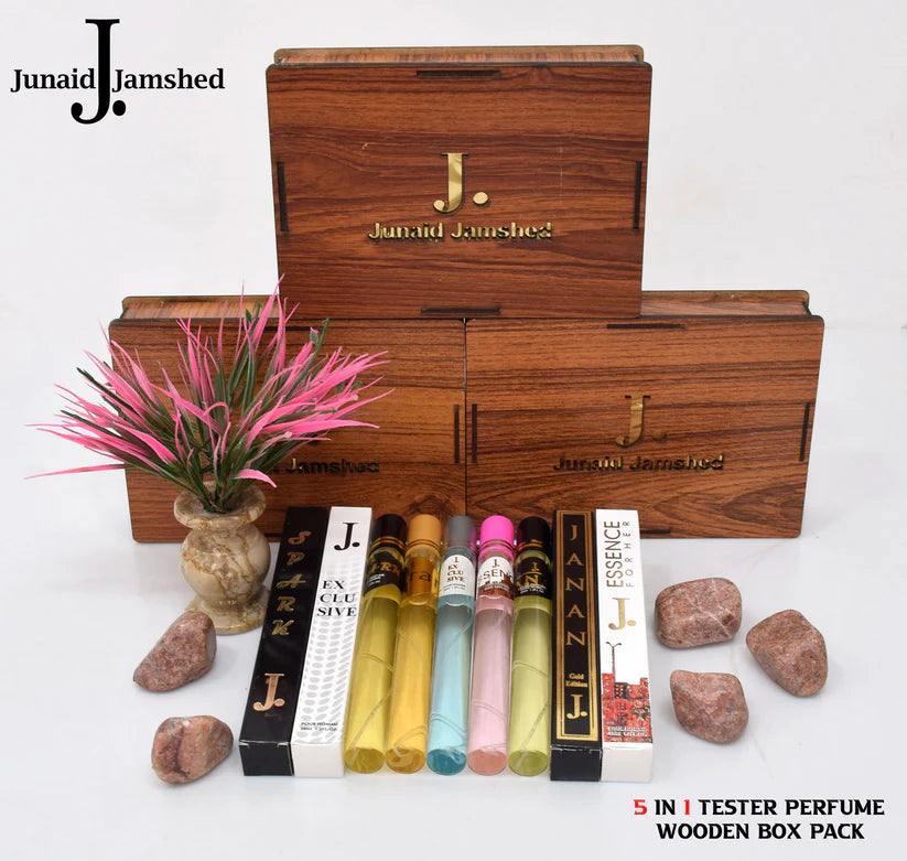 J. 5 IN 1 WODEN GIFT BOX PERFUME 35 ML
