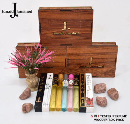 J. 5 IN 1 WODEN GIFT BOX PERFUME 35 ML