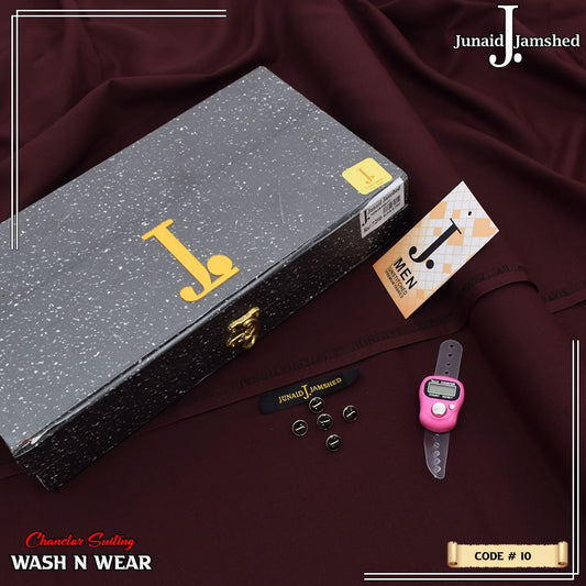 J. Elite Class 4 Season Wash N Wear With Luxury Box  Mehroon