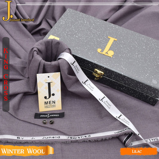 J. Elite Class Premium king Cross Wool With Luxury Box & Bag  LILAC