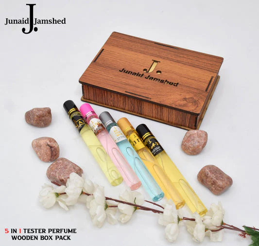 J. 5 IN 1 WODEN GIFT BOX PERFUME 35 ML
