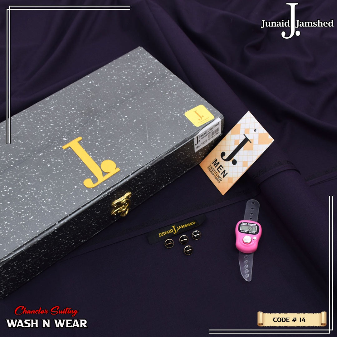 J. Elite Class 4 Season Wash N Wear With Luxury Box  Deep purple