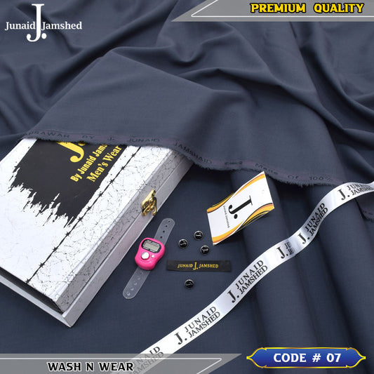 J. Premium Wash N Wear With Luxury Box & Bag  ( CHARCOAL GREY )