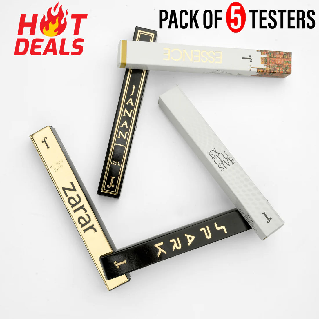 J. 5 IN 1 WODEN GIFT BOX PERFUME 35 ML