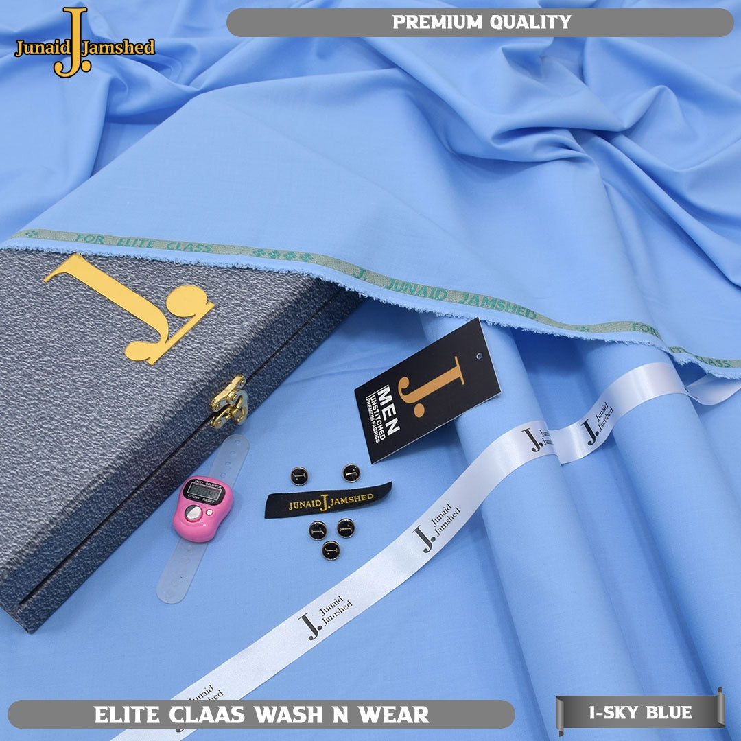 J. Elite Class 4 Season Wash N Wear With Luxury Box   SKY BLUE