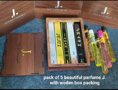 J. 5 IN 1 WODEN GIFT BOX PERFUME 35 ML