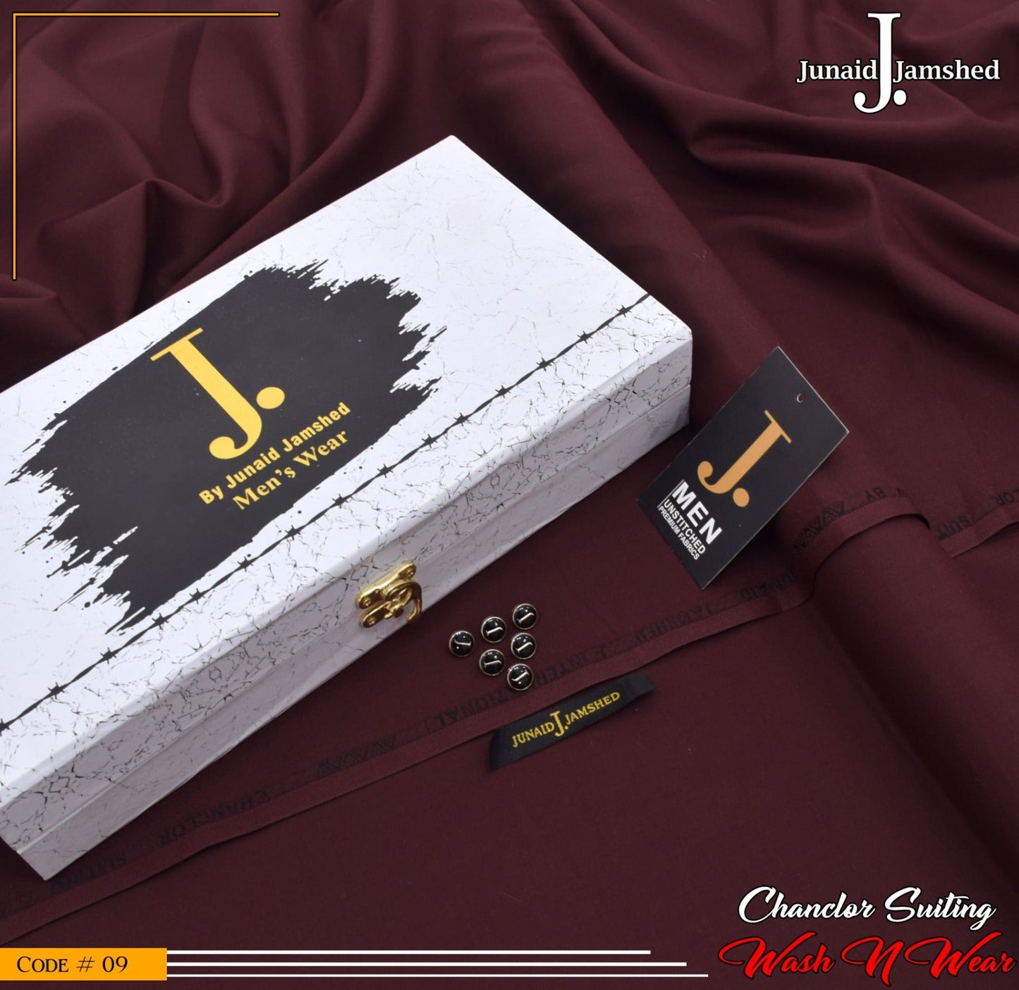 J. Elite Class 4 Season Wash N Wear With Luxury Box & Bag  ( MEHRON )