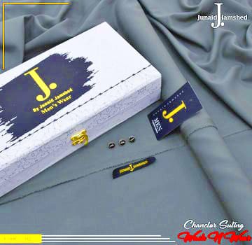 J. Premium Wash N Wear With Luxury Box & Bag  ( Royal Grey )